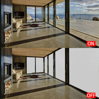 PDLC Magic Switchable Smart Glass Film Self Adhesive 10mm