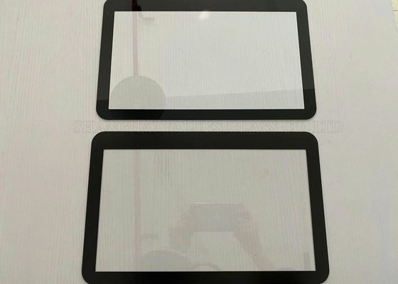 1mm Toughened Grinded Edge Printed Glass Backsplash Untuk Panel Sentuh