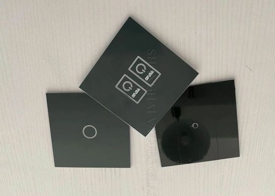 SGS Curved 0.5mm Tempered Ceramic Printed Glass Ultra Clear