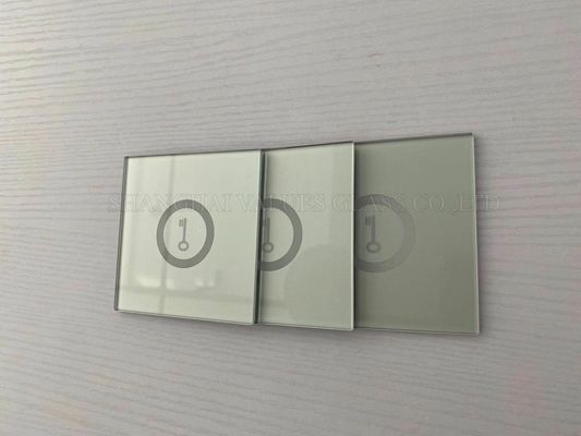 Kedap Suara 2mm Opaque Touch Screen Printed Glass Lead Free