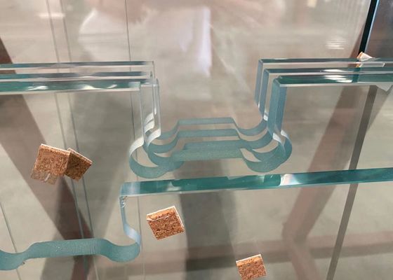 2.1mm Tebal Kasar Terisolasi Kaca Tempered Pendinginan Cepat Tahan Gores