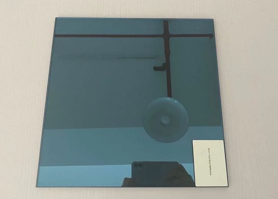 8mm Tinted Blue Polycarbonate Laminated Glass Sheets tahan benturan