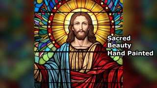 Kaca Patri yang Dilukis dengan Tangan untuk Gereja & Rumah